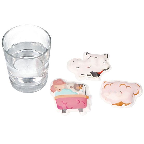Bath Stickers with Color-Changing Animals