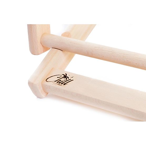 Beach chair Anchors with flowers - blue-white
