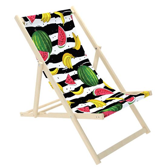Beach chair Melons and bananas