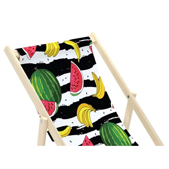 Beach chair Melons and bananas