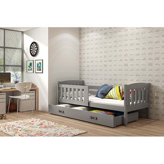 Bed Exclusive grey  for children - grey detail