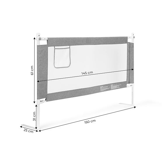 Bed Guard Rail 150 cm Child Protection ECOTOYS