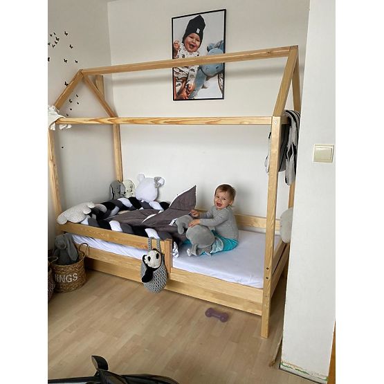 Children's House Bed Paul - Natural