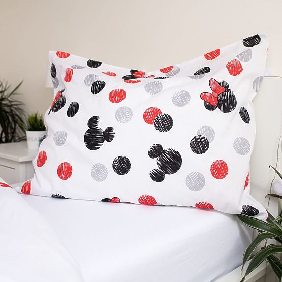 Bed linen Mickey and Minnie 140 x 200 cm + 70 x 90 cm