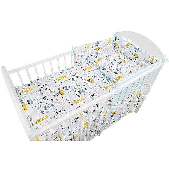 Bed linen set 120x90 cm City - turquoise