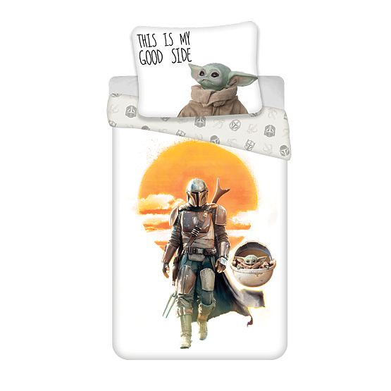 Bed linen Star Wars - Mandalorian 140 x 200 cm + 70 x 90 cm