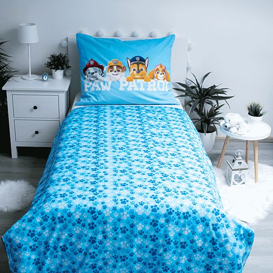 Bed linen with a luminous effect Paw Patrol 140 x 200 cm + 70 x 90 cm