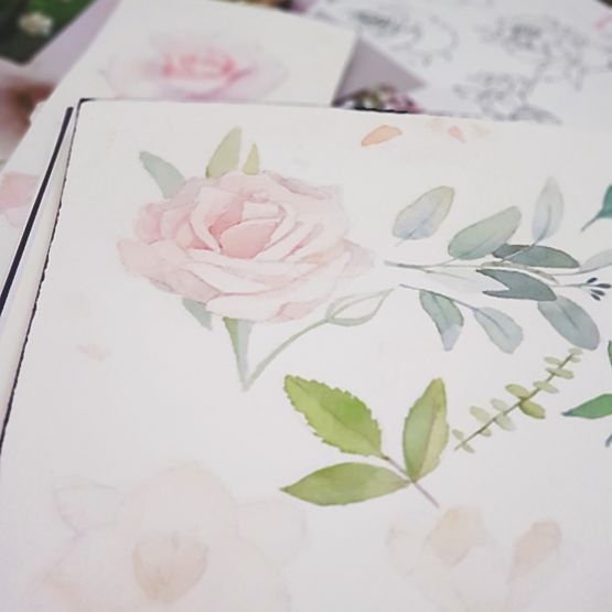 Bed linen with filling Night flowers