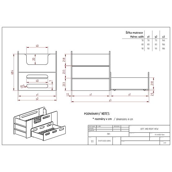 Thomas Bed with Drawer