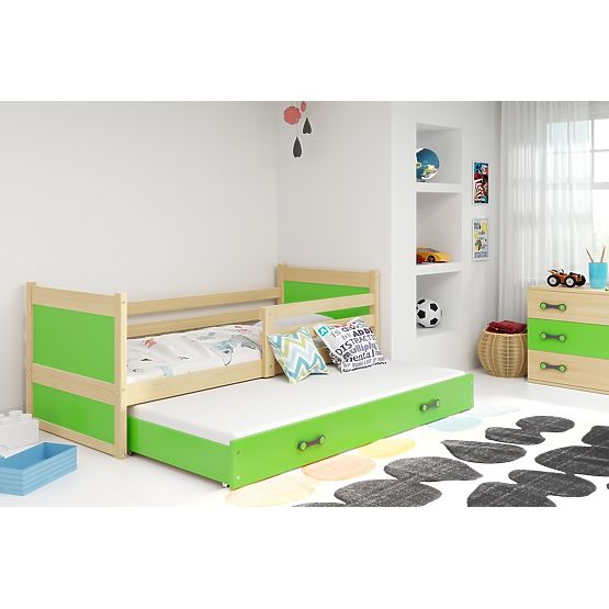Bed with extra bed bed Rocky 2 - pine