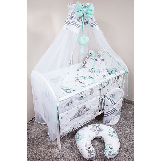 Bedding crib set 120x90 cm Dreamer green