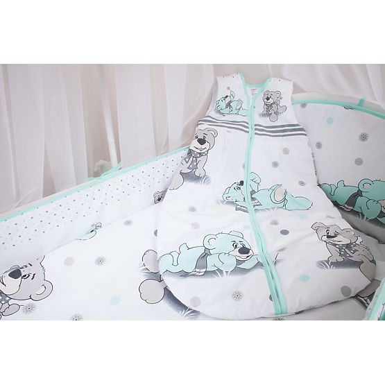 Bedding crib set 120x90 cm Dreamer green