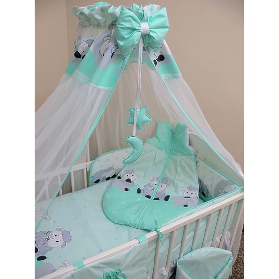 Bedding for children 120x90cm Lamb mint