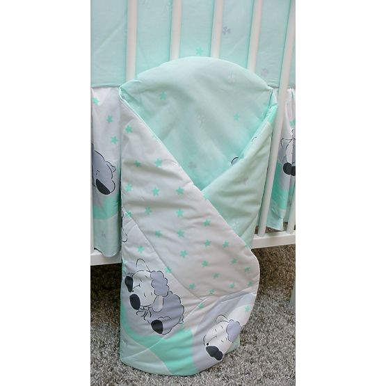Bedding for children 120x90cm Lamb mint
