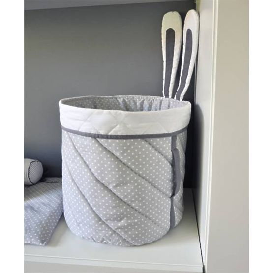 Bedding for children 3-piece bunny - grey