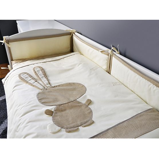 Bedding set 2-piece for children bunny - beige