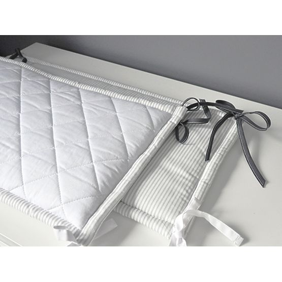 Bedding set 3-piece for children Panda - grey