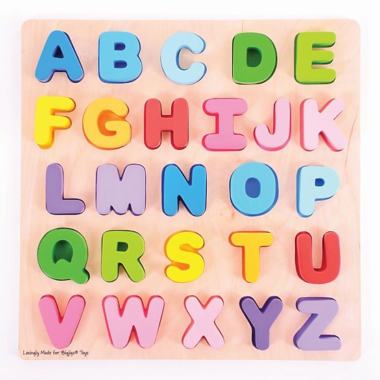 Bigjigs Baby Alphabet capital letters