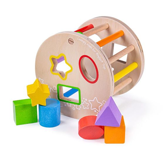 Bigjigs Baby Roller with shapes
