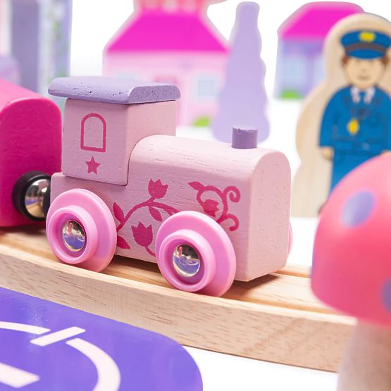 Bigjigs Rail Big wooden princess train track