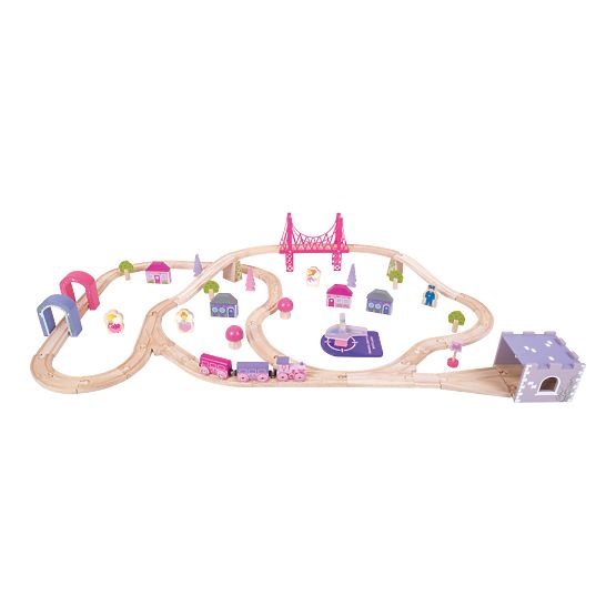 Bigjigs Rail Big wooden princess train track
