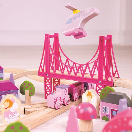 Bigjigs Rail Big wooden princess train track