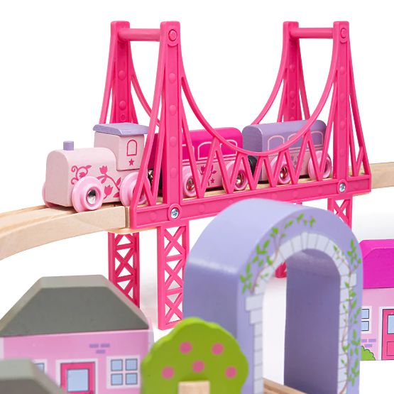 Bigjigs Rail Big wooden princess train track