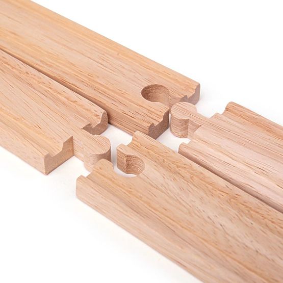 Bigjigs Rail Long straight rails 21 cm 4 pcs