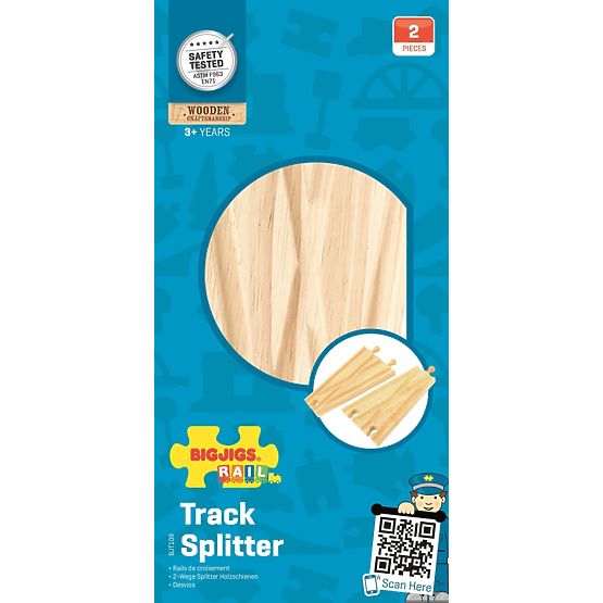 Bigjigs Rail Straight switch 2 pcs