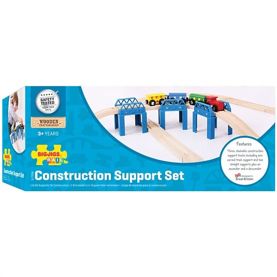 Bigjigs Rail Wooden rails set bridge construction