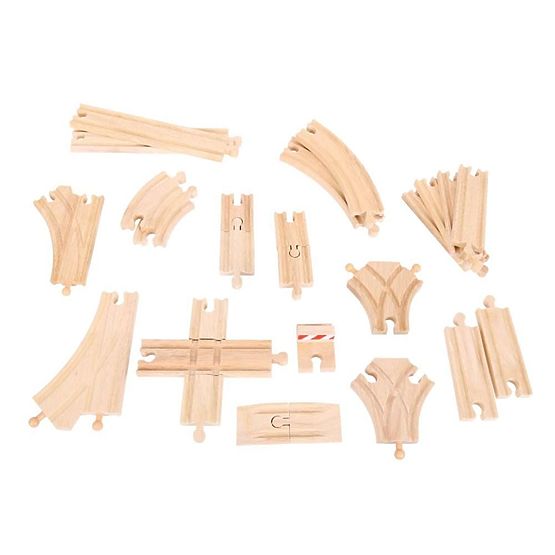Bigjigs Rail Wooden Tracks Set 25 Pieces
