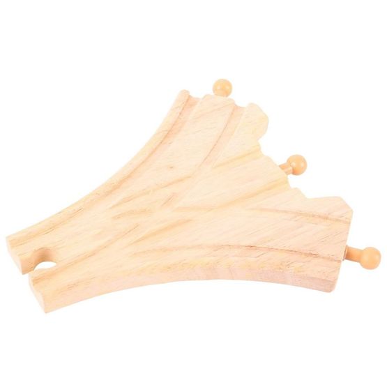 Bigjigs Rail Wooden rails three-way switch 2 pcs