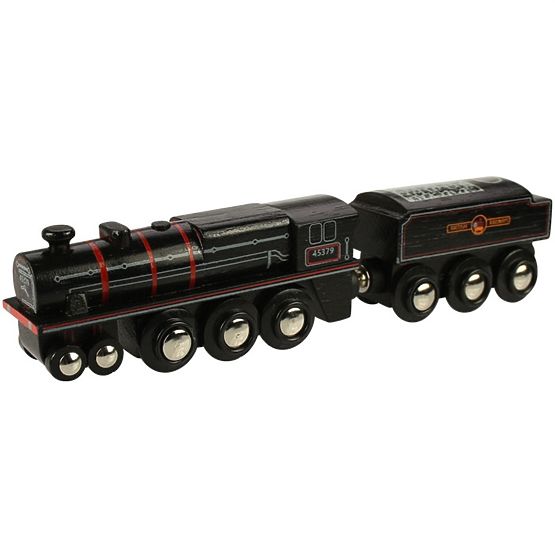 Bigjigs Rail Wooden replica of the Black 5 engine locomotive