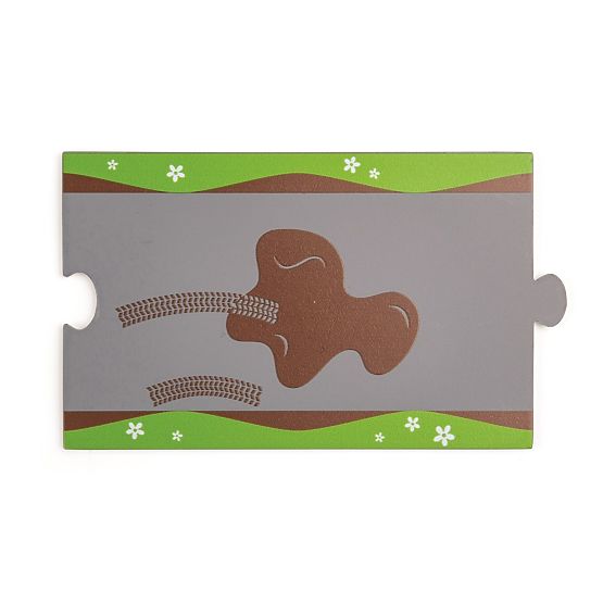 Bigjigs Rail Wooden train track with country road 80 parts