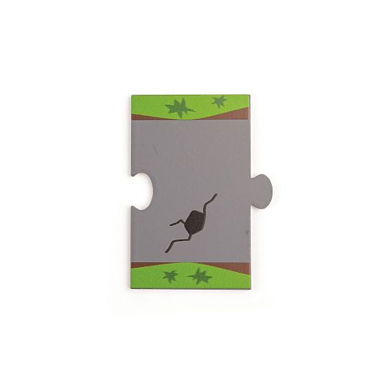 Bigjigs Rail Wooden train track with country road 80 parts