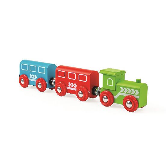 Bigjigs Rail Wooden train track with country road 80 parts