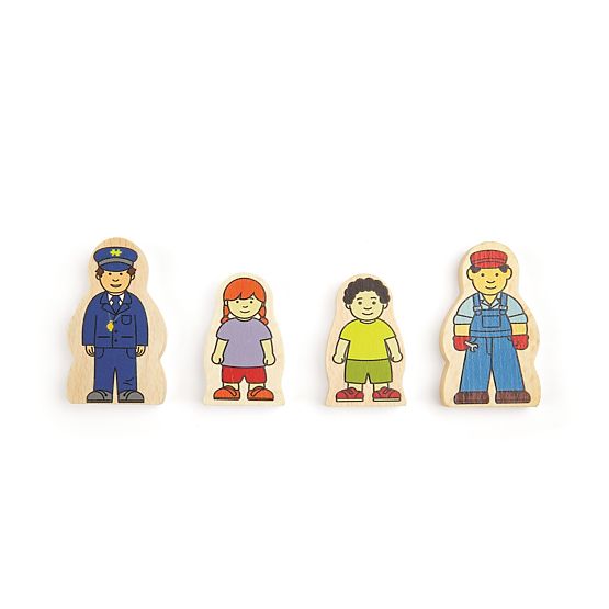 Bigjigs Rail Wooden train track with country road 80 parts