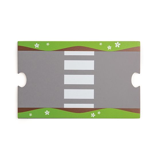 Bigjigs Rail Wooden train track with country road 80 parts