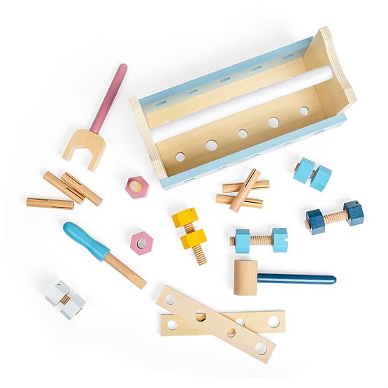 Bigjigs Toys 2-in-1 Tool Box