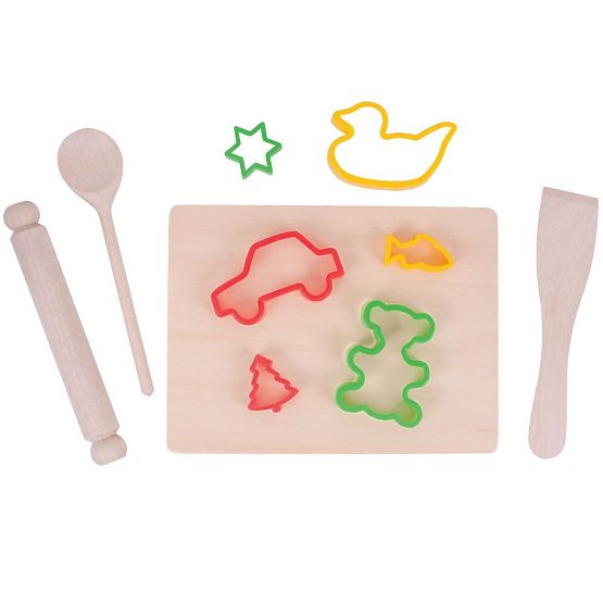 Bigjigs Toys Baking Set with Cookie Cutters