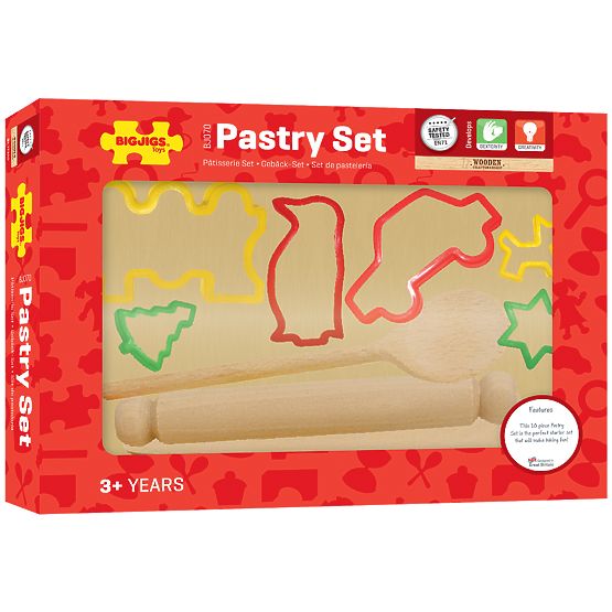 Bigjigs Toys Baking Set with Cookie Cutters