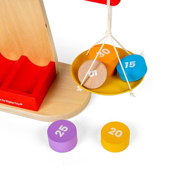 Bigjigs Toys Balance Scale with Counterweights