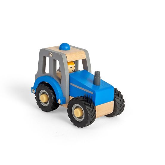 Bigjigs Toys Blue Tractor
