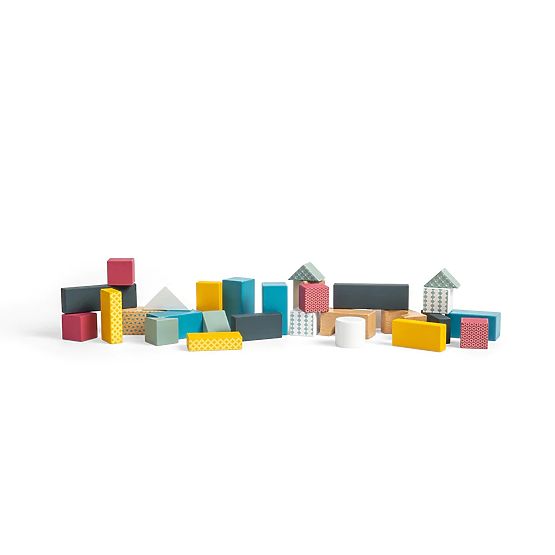 Bigjigs Toys Cart with Wooden Blocks