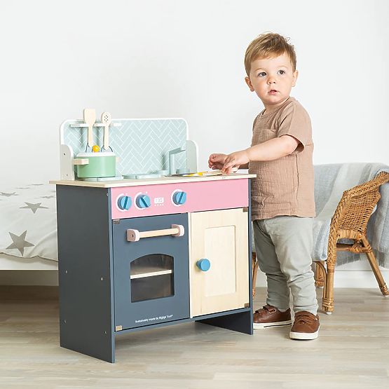 Bigjigs Toys Children's Kitchen in Scandinavian Style