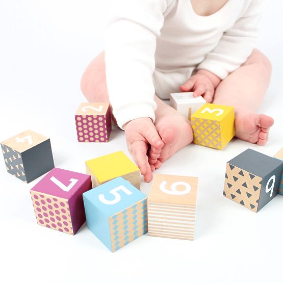 Bigjigs Toys Educational Number Blocks
