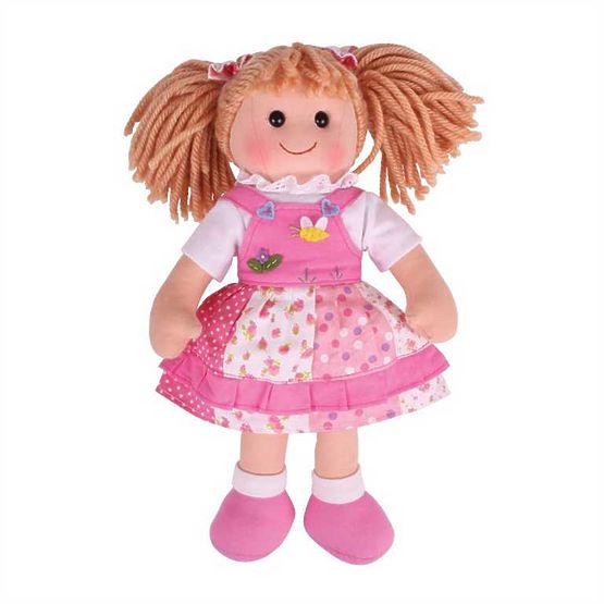 Bigjigs Toys Fabric Doll Hayley 34 cm