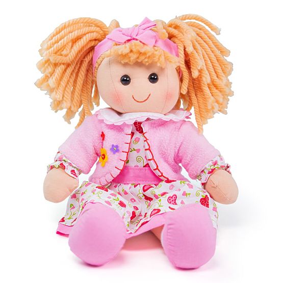 Bigjigs Toys Fabric Doll Kelly 34 cm