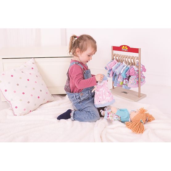 Bigjigs Toys Fabric Doll Laura 34 cm