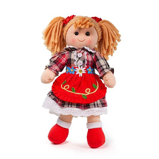 Bigjigs Toys Fabric Doll Mandie 34 cm